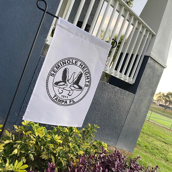 Seminole Heights Garden Flag