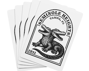 Poker Playing Cards: Custom Card Deck, Vintage Playing Cards, Elegant Card Deck, Unique Gift for Gamers, Ace of Spades Design