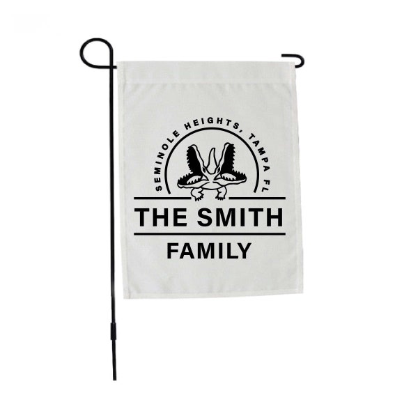 Seminole Heights Family Name Garden Flag