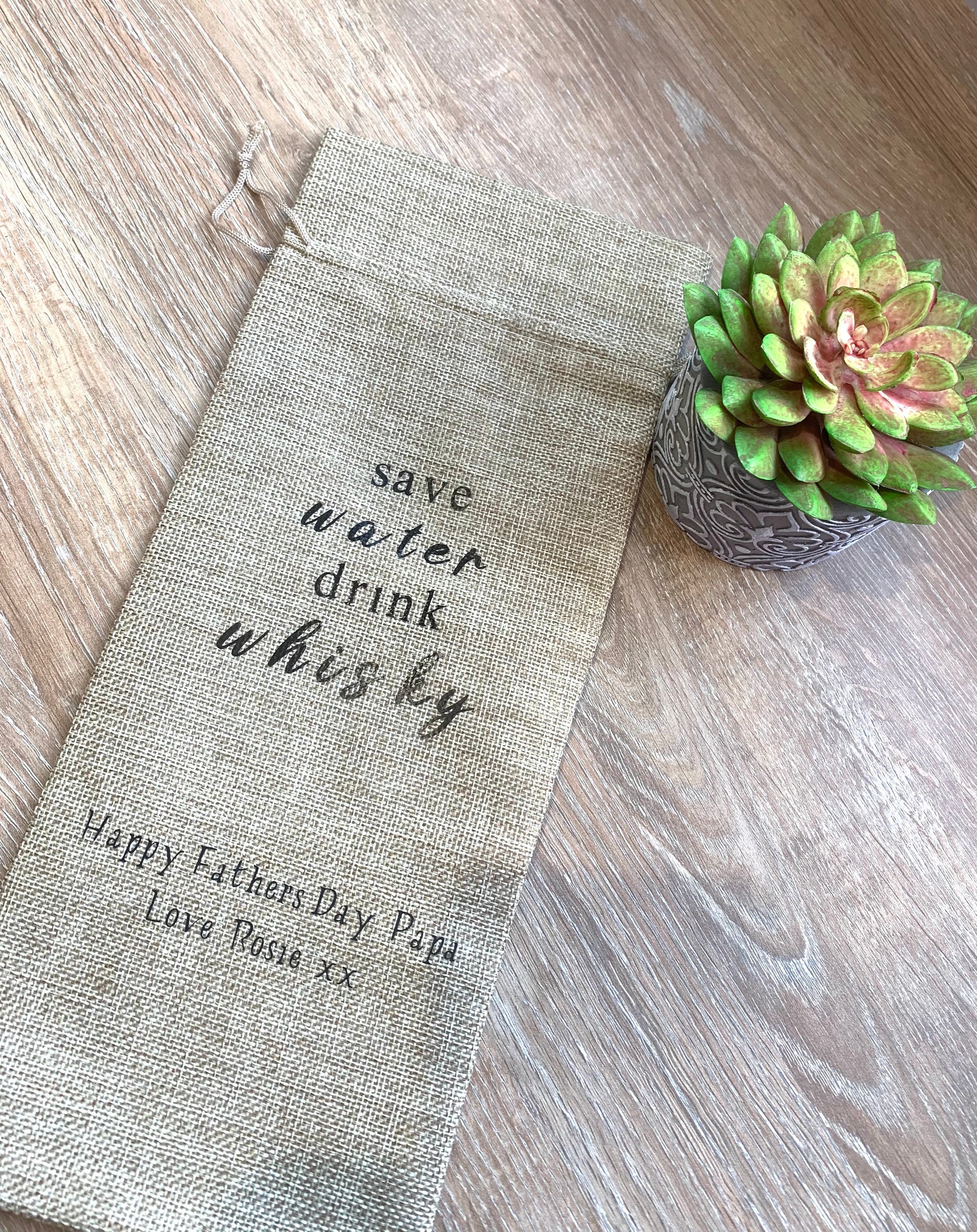 whiskey bottle gift bolsas