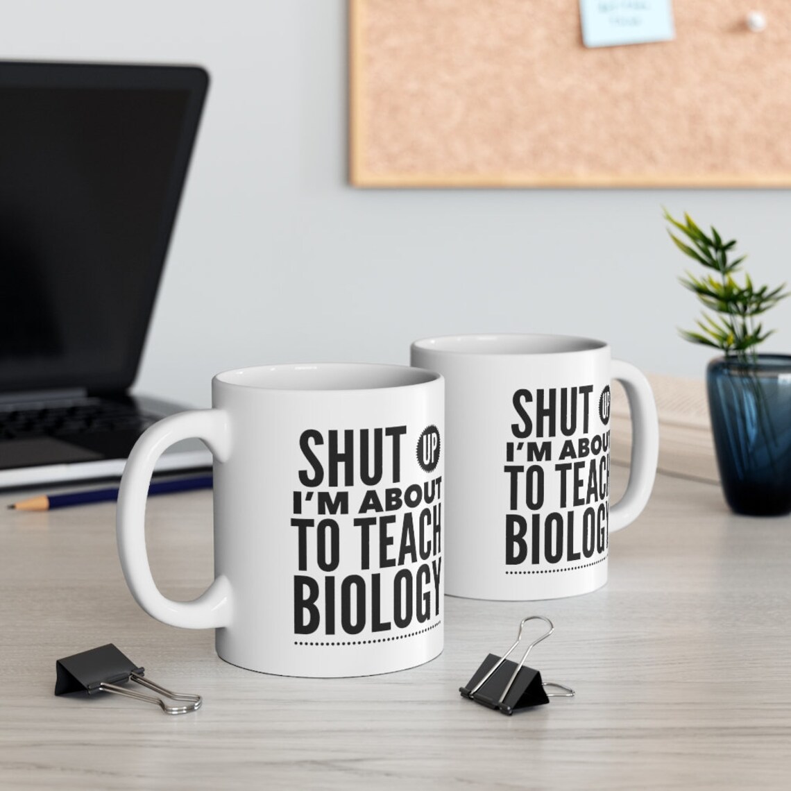Biology Teacher Mug Gift For Biology Teacher Biology Teacher Etsy
