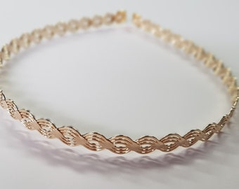 Thin Gold Headband Etsy