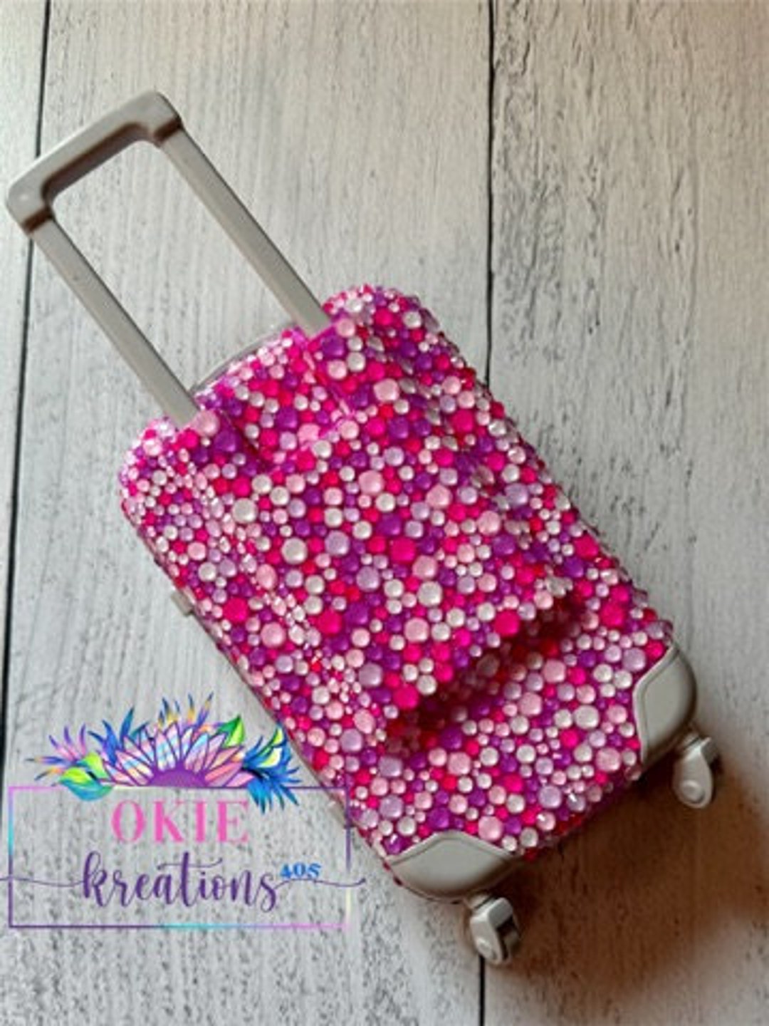 READY TO SHIP Luggage Gift Box, Bling, Crystallized, Money Saver