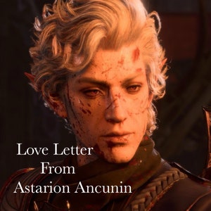 Carta de amor digital instantánea de Astarion