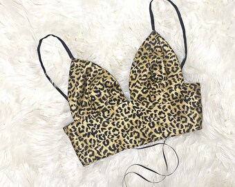 cheetah bralette