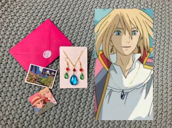 Buy Howl's Moving Castle - Cosplay Earrings Necklace and Ring - Cosplay &  Accessories, Pendants & Necklaces, Rings & Earrings