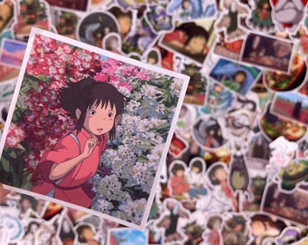 Spirited Away Stickers - Studio Ghibli Bundle - Gift Wrapped - No Face/Totoro/Anime/Kawaii/Soot Sprite/Soot Gremlin