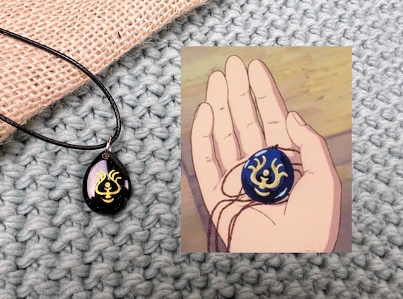 Studio Ghibli Necklace Gift Wrapped Anime Inspired Cosplay Jewellery Etsy