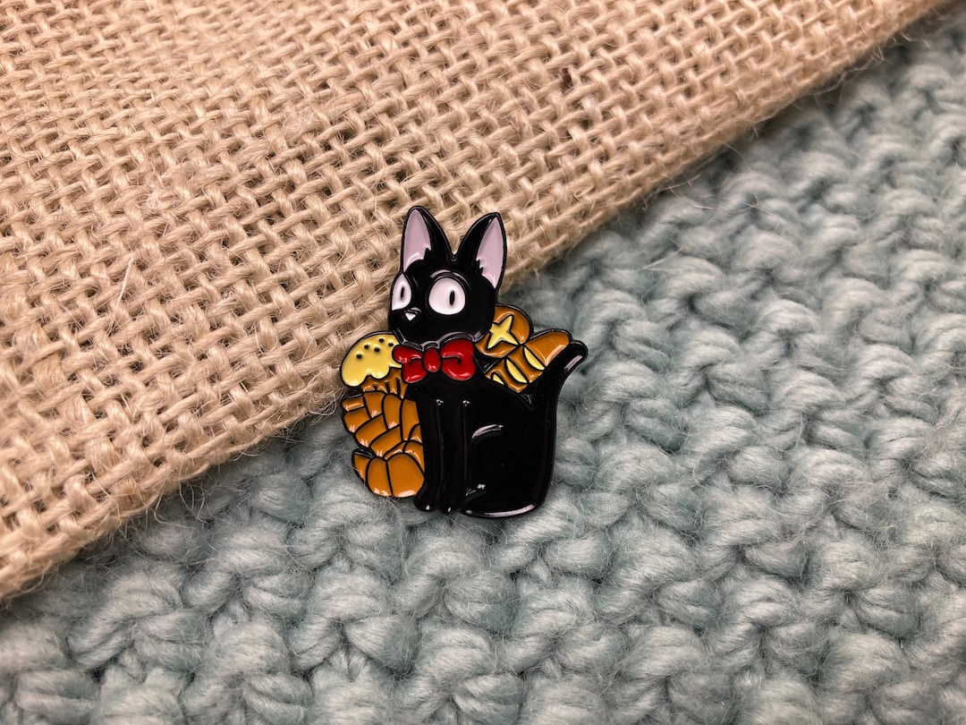 Kikis Delivery Service jiji Enamel Pin Badge Studio Ghibli/anime Etsy UK