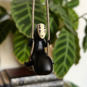 No Face Figure - Spirited Away - Studio Ghibli Hanging Ornament/Toy/Car Pendant - Anime/Kawaii/Koanashi