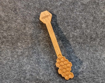 Honey Dipper Digital file cnc cut file ,DXF,EPS;PDF ,Vectric aspire and V-Carve files included, Honney jar dipper spoon