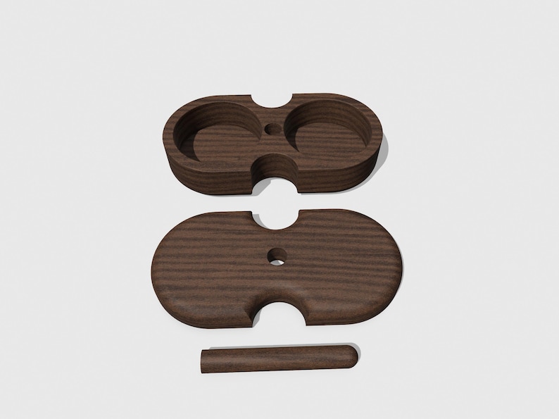 Salt Box Dxf CNC Salt Pepper Box With Pivoting Lid, Downloadable ,dxf, STL ,crvt3d ...