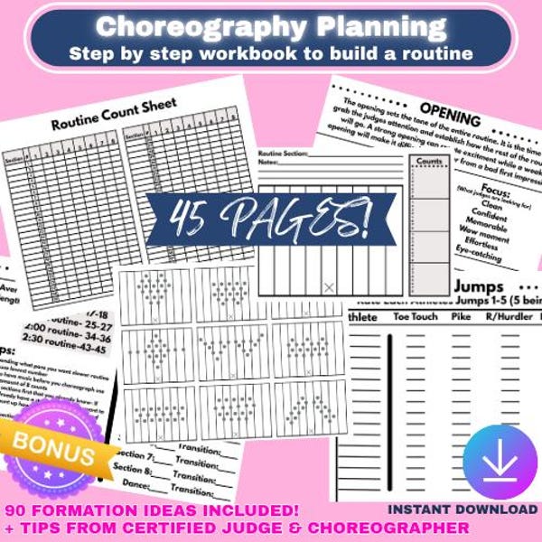 Cheer Formation Templates - Etsy