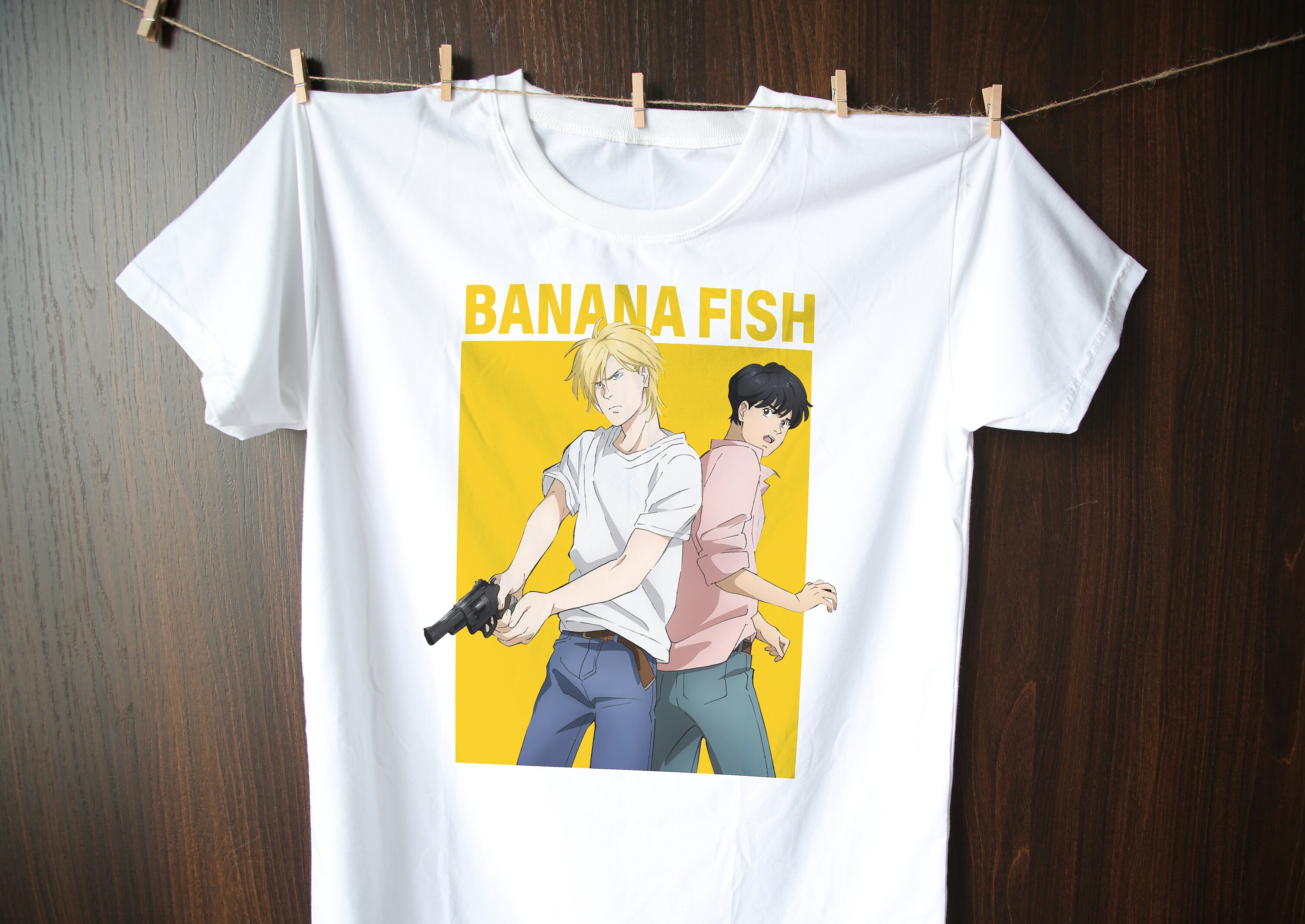 Banana Fish Shirt Ash Lynx Eiji Okumura Max Lobo Dino Golzine Etsy