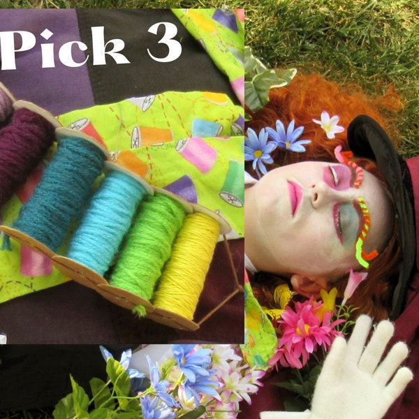 Aazon.co: Ad Hatter Bandolier Thread Belt Colourful Yarn Costue