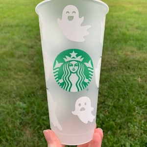 Halloween Cup/Fall Cup/Ghost Cup/Starbucks ColdCup/Spooky Cup