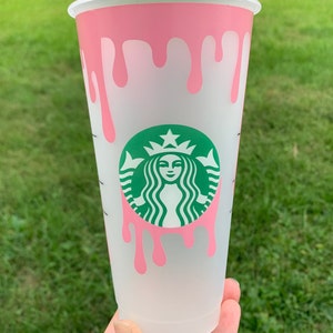 Halloween cup/Fall cup/ Pink Slime cup/ Starbucks personalized Cold Cup
