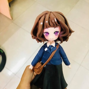 Custom Clay Figure, Custom Anime Figurines, Character Handmade figures clay, cartoon characters, Personalized Game Chibi Figurine