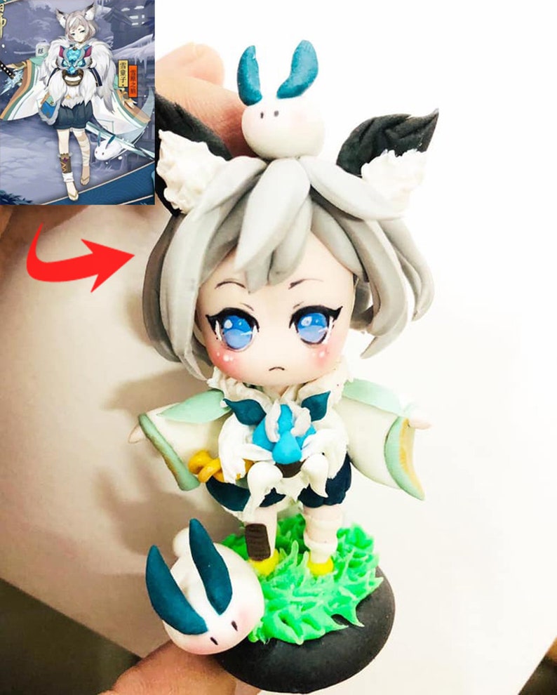 Custom Figure Custom Anime Figure Handmade Custom Clay Etsy