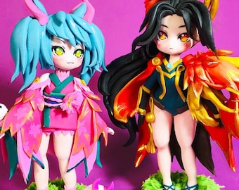 Custom Clay Figure, Custom Anime Figurines, Character Handmade figures clay, cartoon characters, Personalized Game Chibi Figurine
