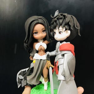 Wedding cake topper from photo, Traditional wedding cake topper, Custom Bride & groom topper, Doll Wedding Decoration