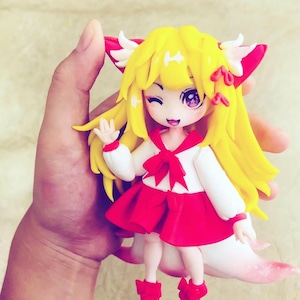 Custom Figure, Custom Anime Figure, Handmade Custom Clay Figure, Cartoon Characters, Custom Chibi Figure Doll