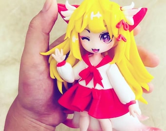Custom Figure, Custom Anime Figure, Handmade Custom Clay Figure, Cartoon Characters, Custom Chibi Figure Doll