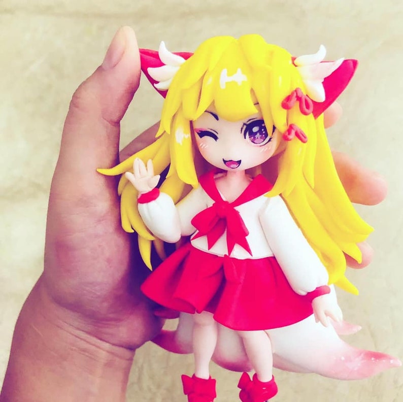 Custom Clay Figure Custom Anime Figurines Character Handmade | Etsy