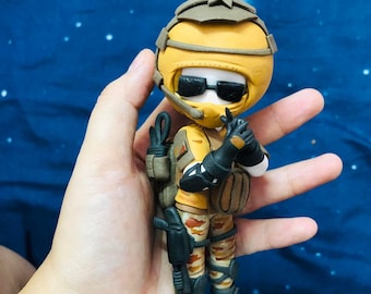 Custom Clay Figurines, Personalized Game Clay Figurines, Anime Clay Figurines, Chibi Clay , OC Clay Figurines