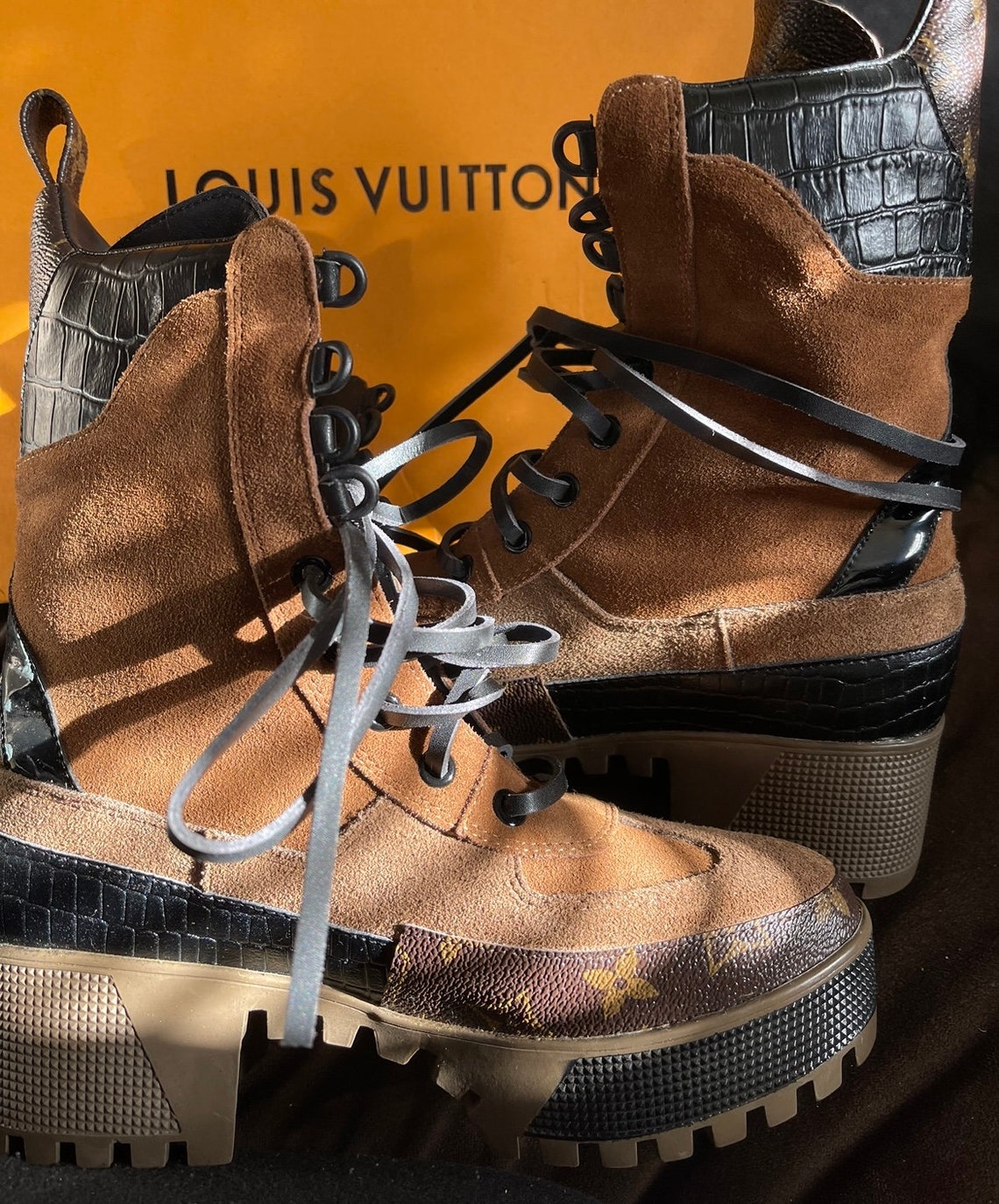 Louis Vuitton Laureate Desert Boots | Etsy