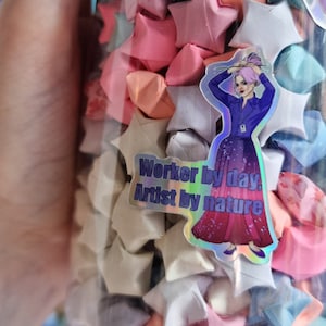 Artist by Nature Holographic Sticker