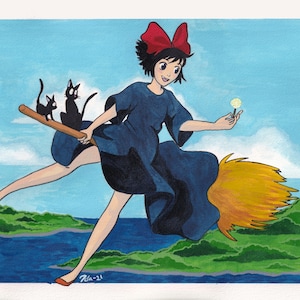 Kiki en de Paardenbloem Print