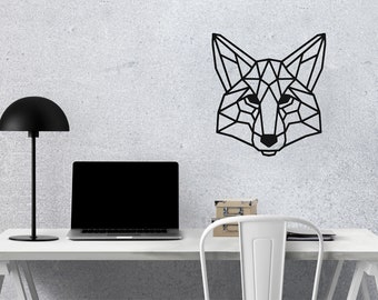 Fox - hanging wall art - fox wall décor - fox head - animal décor