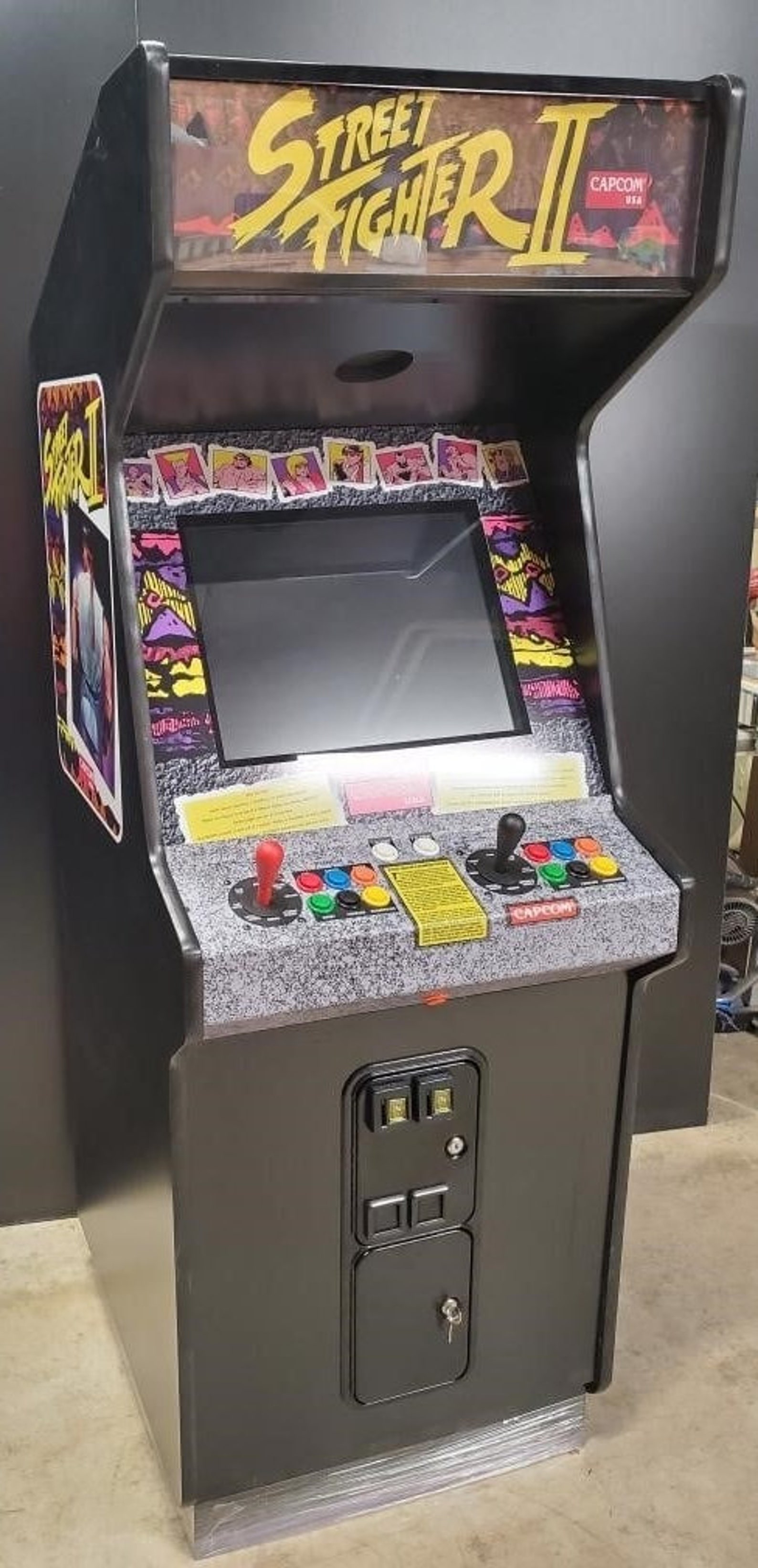 Street Fighter II 1991 Arcade Artwork 18x24 Etsy