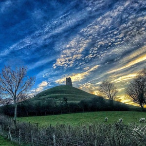Glastonbury Tor Landscape Photograph (Digital Download)