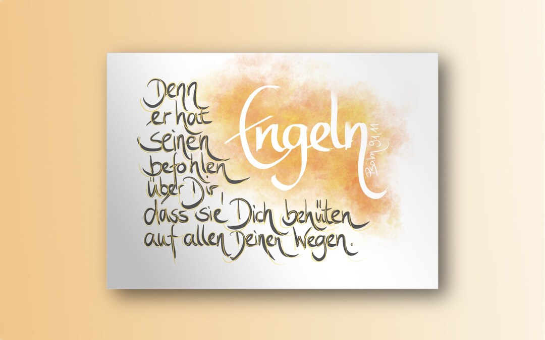 Denn Er Hat Seinen Engeln Befohlen Text