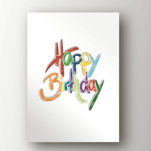 Postkarte – Happy Birthday | Geburtstag