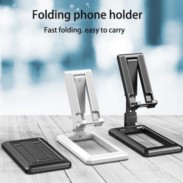 Adjustable Universal Mobile Phone Tablet Desk Top Stand Bracket Foldable Holder