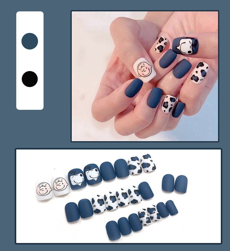 Press on Nail Nail Stickers Fake Nails Nail Decal Etsy