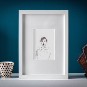 Original Postcard Art Hand Drawn