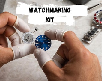 Diver Watchmaking Kit (Miyota 8215) & Diver Rubber Straps - TIMECRAFT