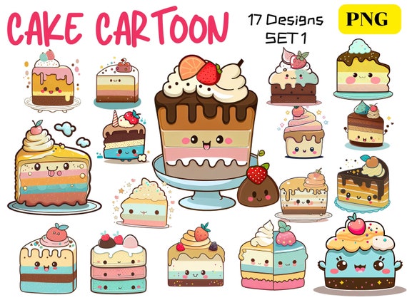 animated cake clipart