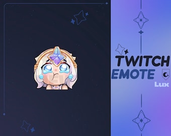 Elementalist Lux Twitch Emote / Emote / Twitch / Youtube / Discord / Süß / Egirl / LoL