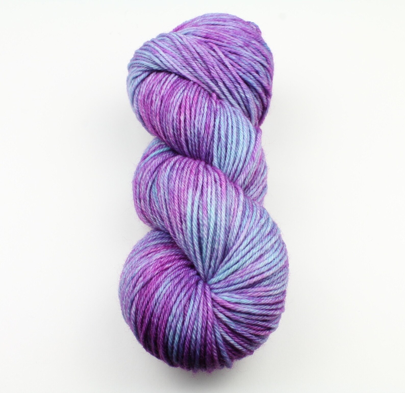Purple Rain Purple Hand Dyed Yarn Blue Hand Dyed Yarn Etsy