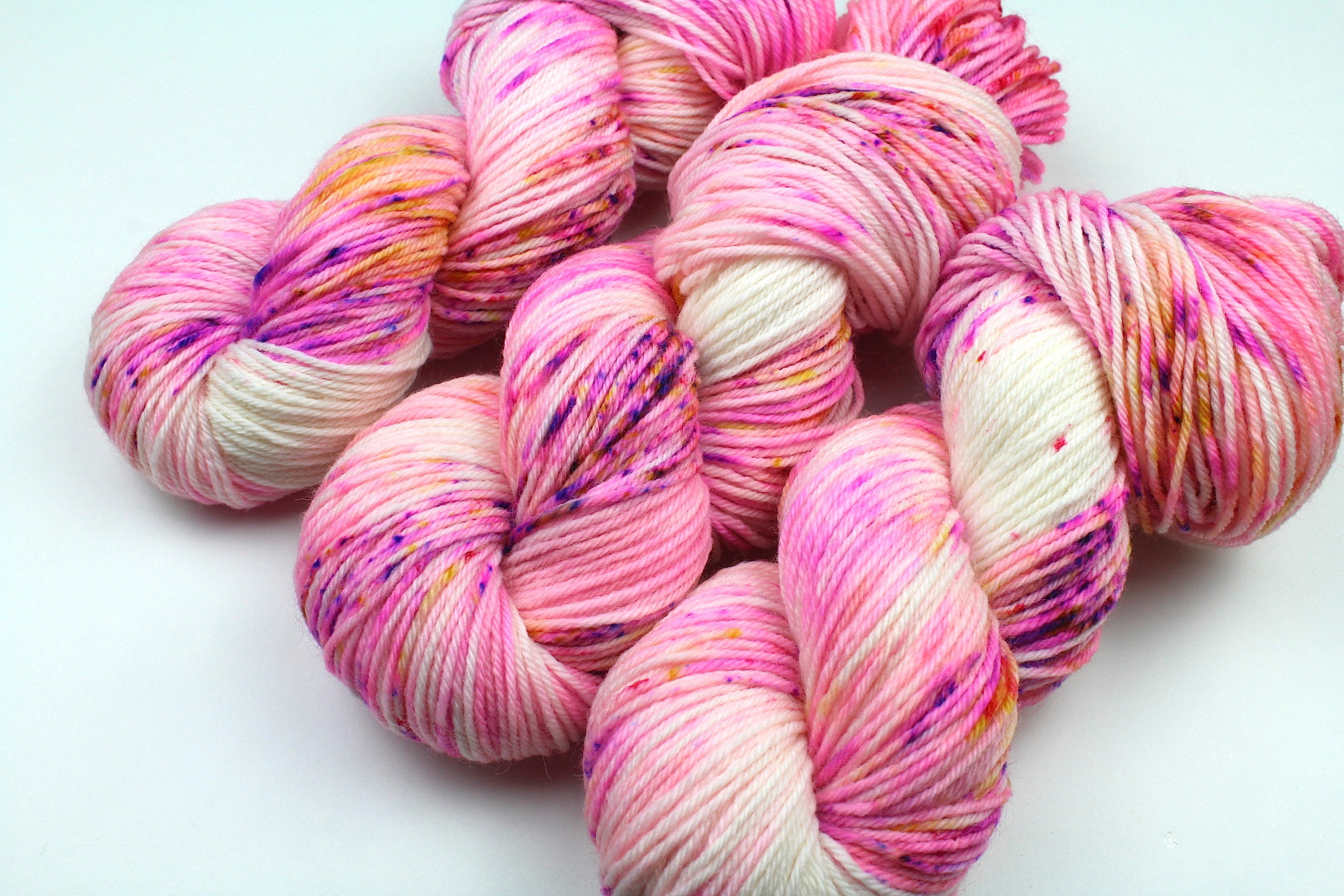 Confetti Sprinkles DK Hand Dyed Yarn Hand Dyed Speckled Etsy