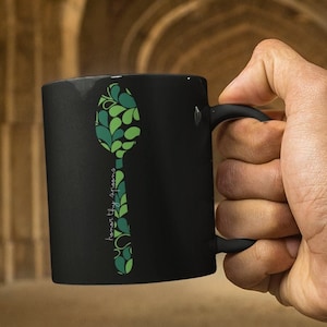 Honor Thy Spoons Spoonie Warrior Mug, Chronic Illness Awareness, Gift for Spoonie Club, Green for Gastroparesis Awareness