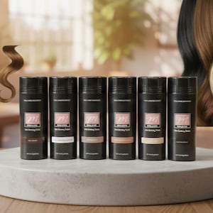 MAKEITFULL Hair Building Fibers: Black/Dark/Med/LT Brown