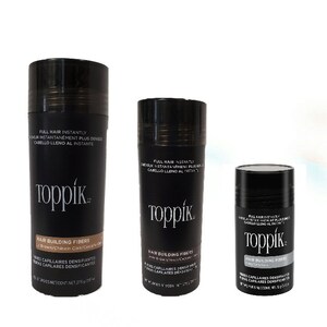Toppik Dark Brown Black Medium Brown Gray 27.5g Toppik Hair Building & Thickening Fiber