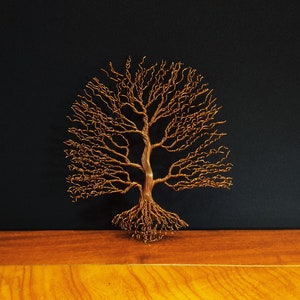 Art Wire Bonsai Tree Sculpture For Wall Decor
