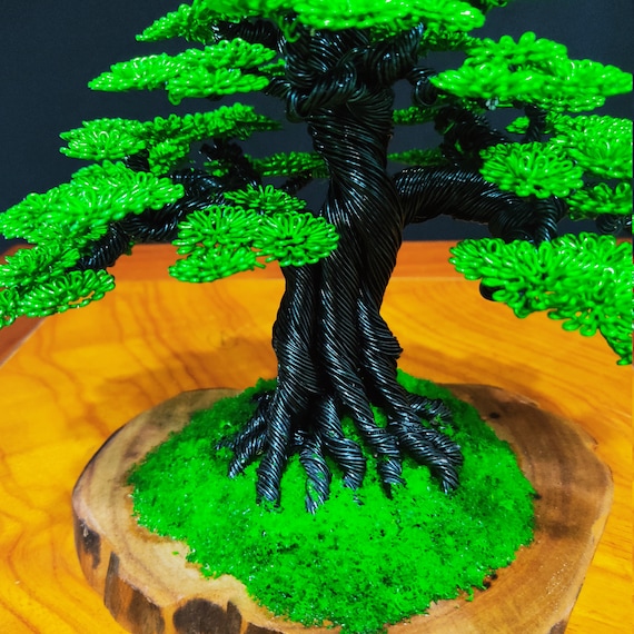 FREE SHIPPING - Wire Bonsai Tree Sculplture With Shape of FREE SHIPPING - Wire Bonsai Tree Sculplture With Shape of